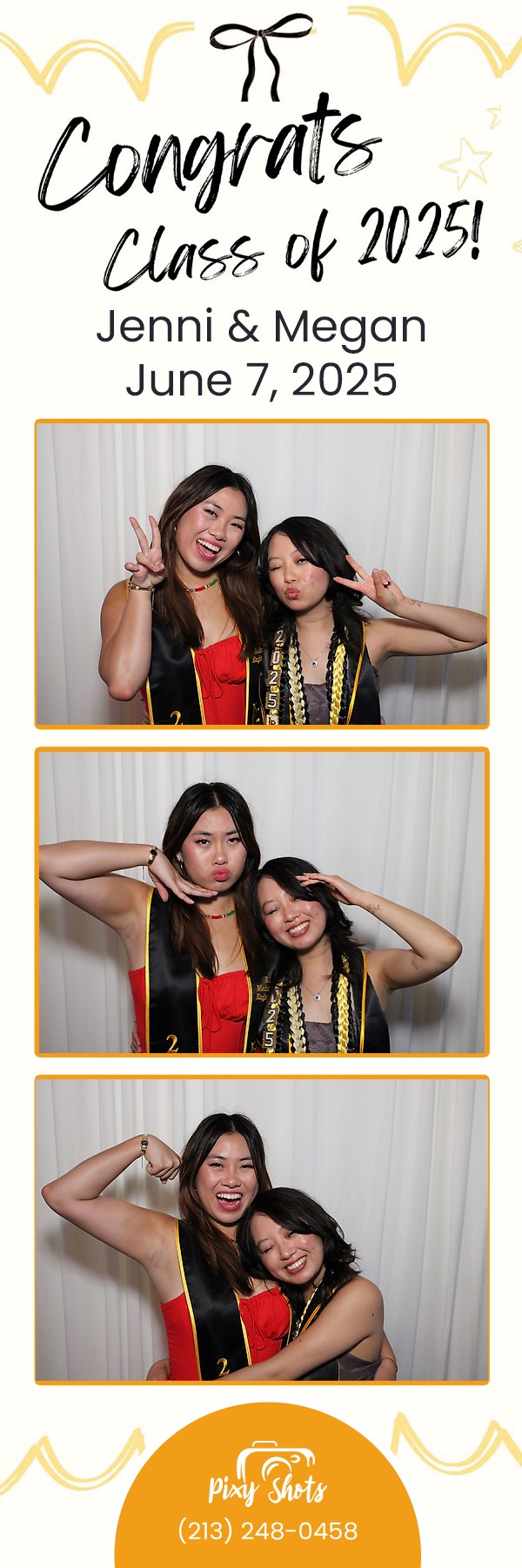 Jenni & Megan Class of 2025 photo strip