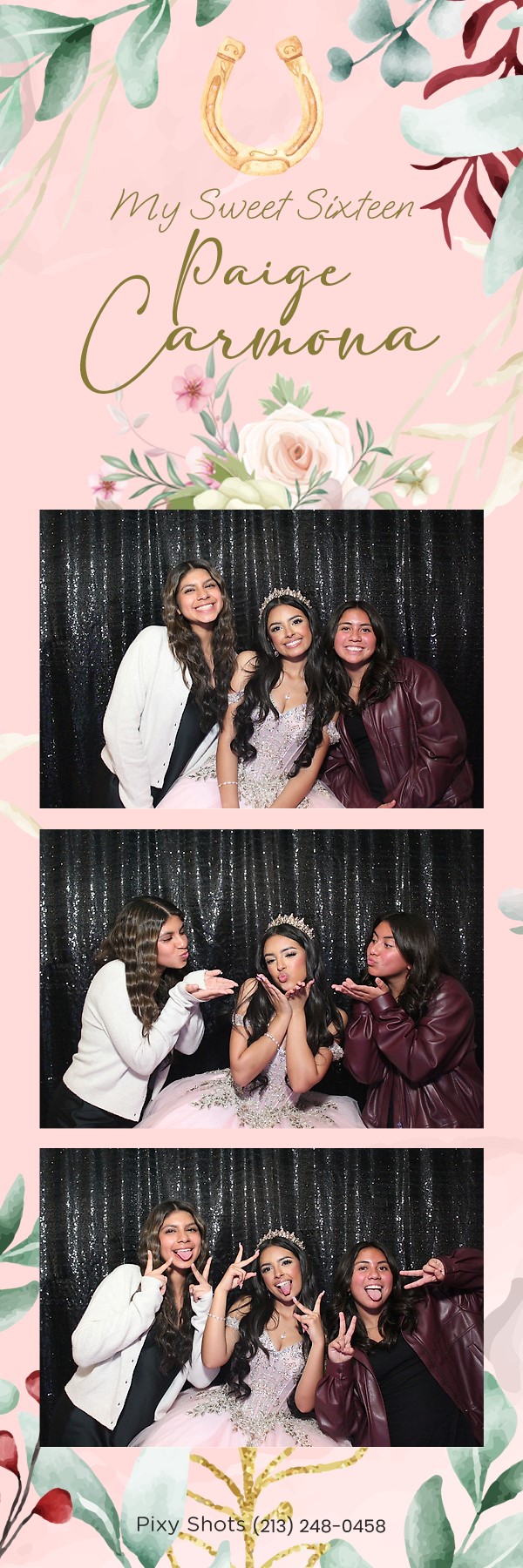 Paige Carmona Sweet 16 group photo strip variant