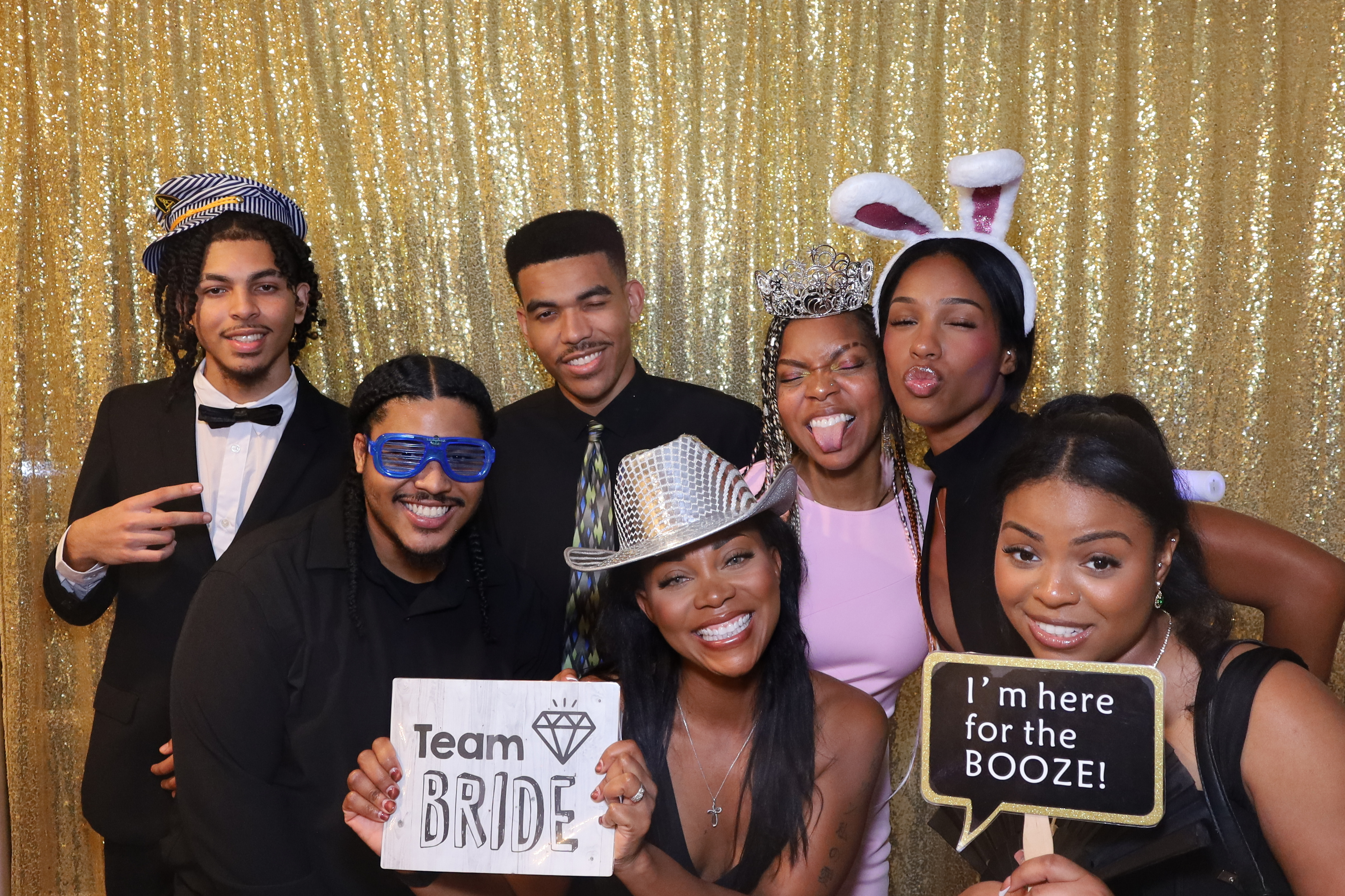 Guests using the 360° video booth at a California event
